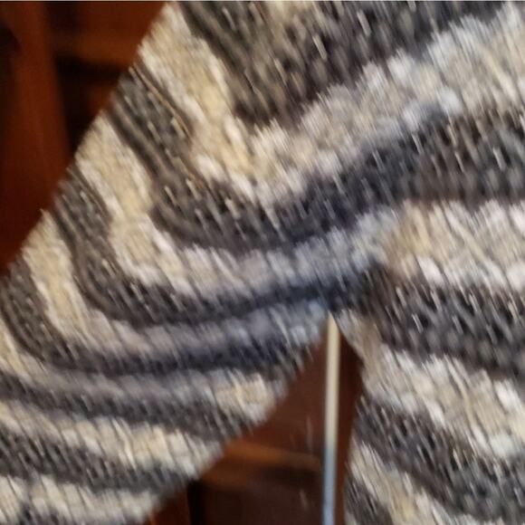 ROUND TREE & Yorke multi colored stripe sweater XL black green and white - Picture 3 of 6